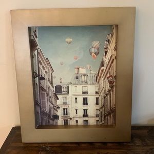 Gold frame wall decor